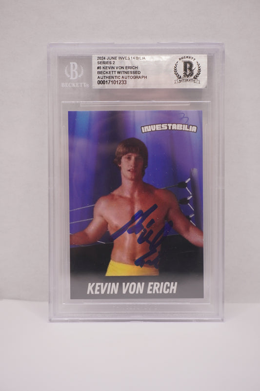 2024 JUNE INVESTABILIA SERIES 2 KEVIN VON ERICH #5 BGS AUTH. AUTO