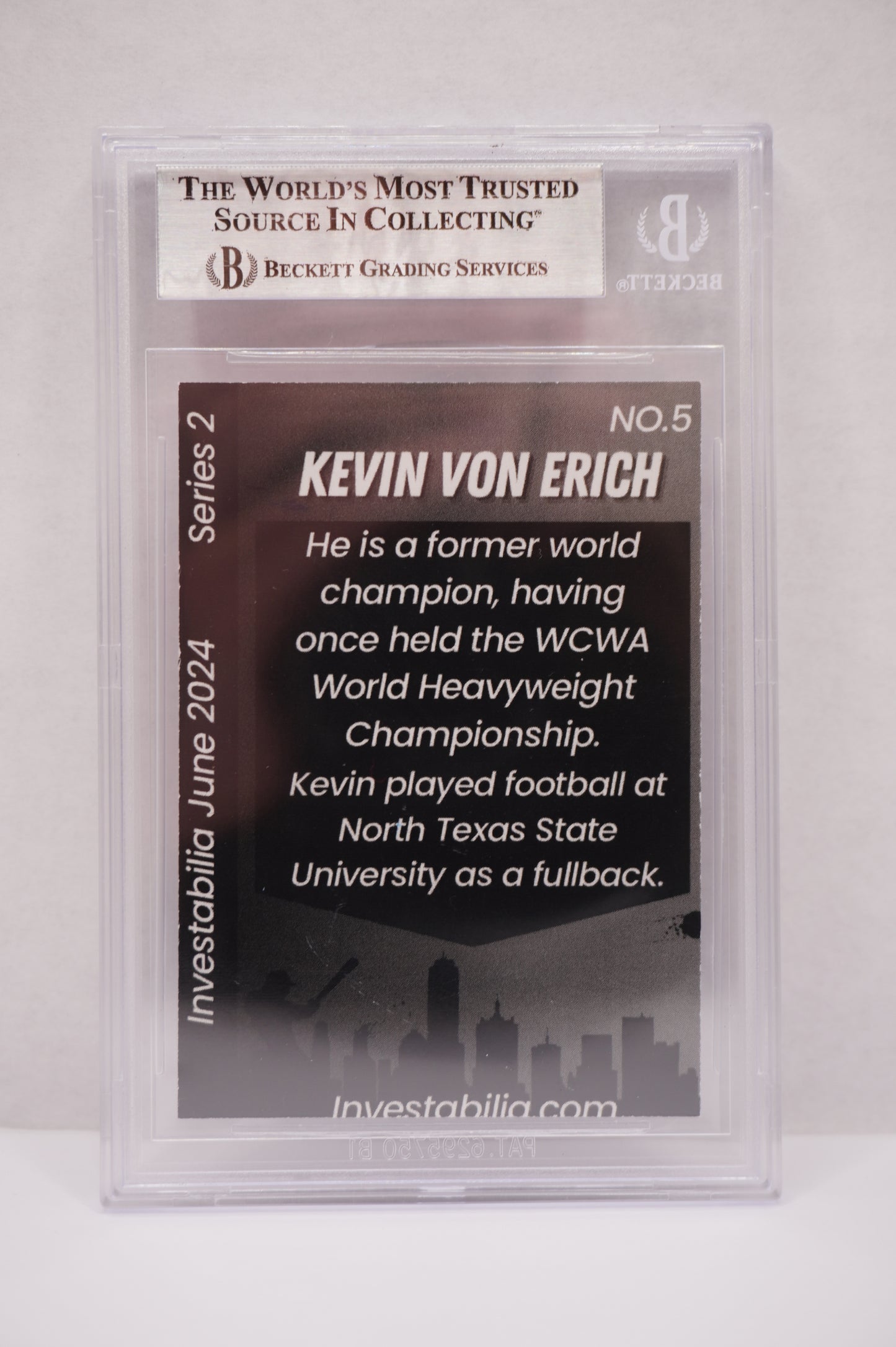 2024 JUNE INVESTABILIA SERIES 2 KEVIN VON ERICH #5 BGS AUTH. AUTO