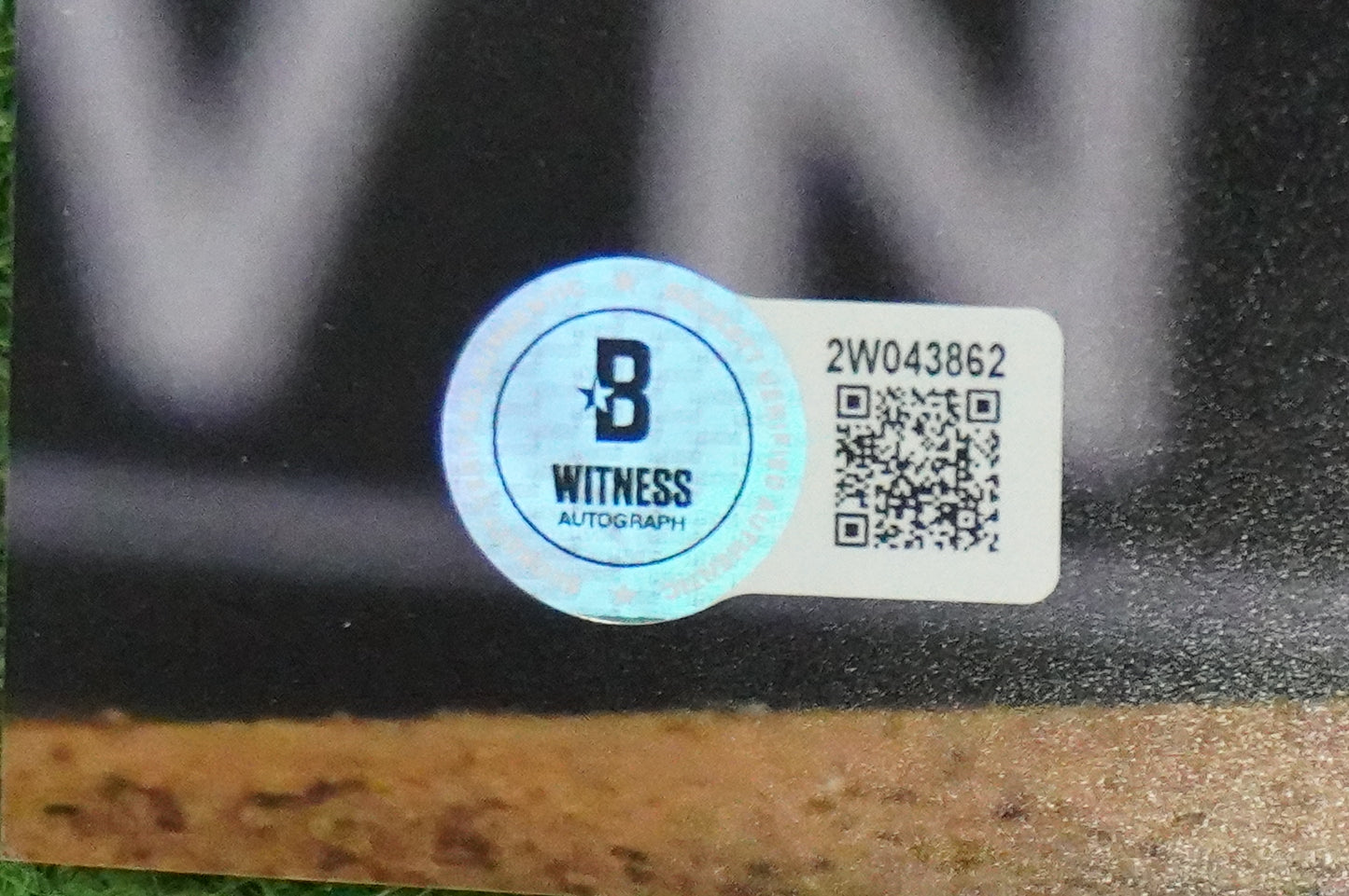 JOSH SBORZ TEXAS RANGERS SIGNED 8x10 PHOTO World Series Glove Slam BAS COA