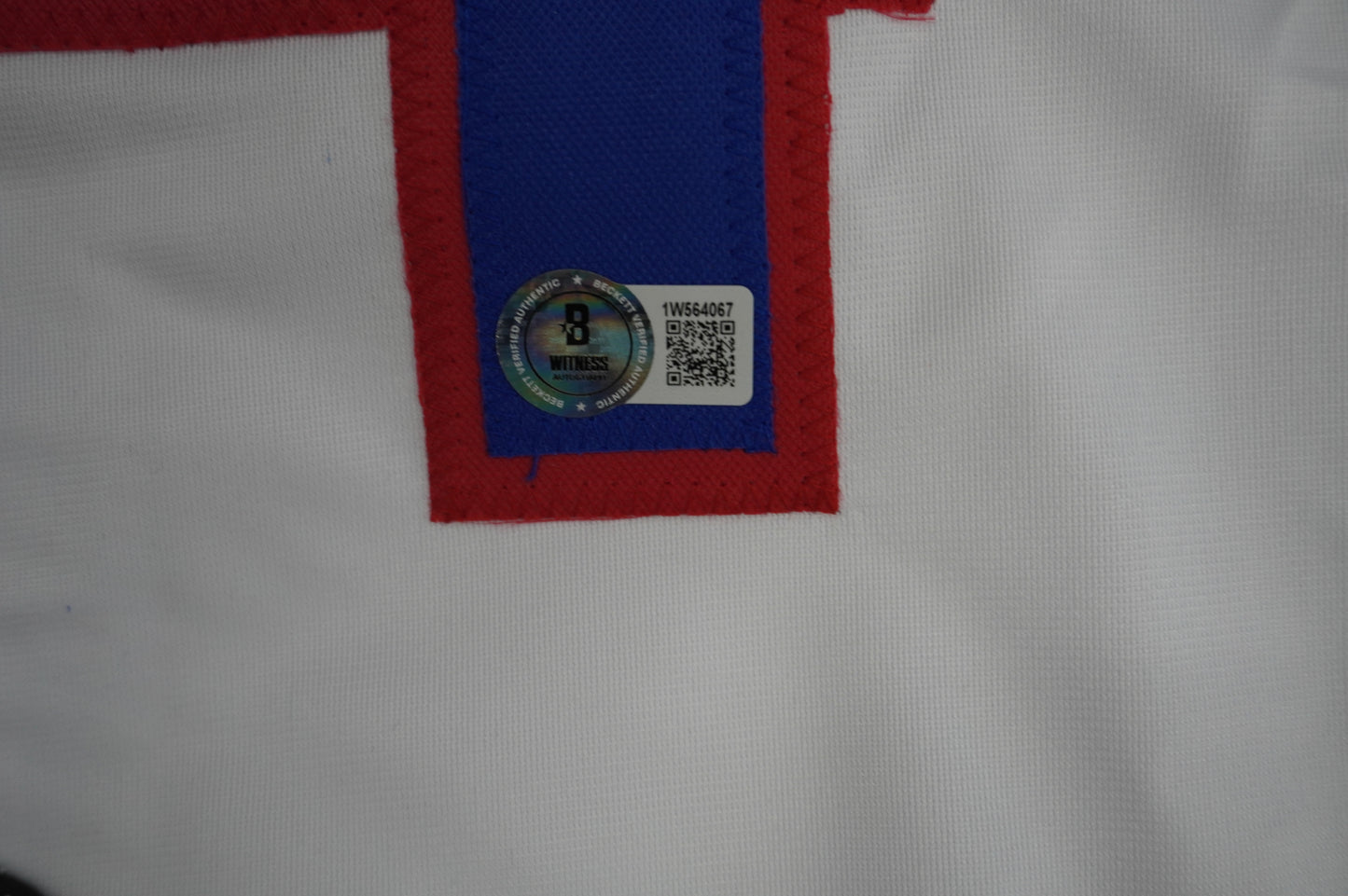 JULIO FRANCO TEXAS RANGERS WHITE SIGNED JERSEY BAS COA