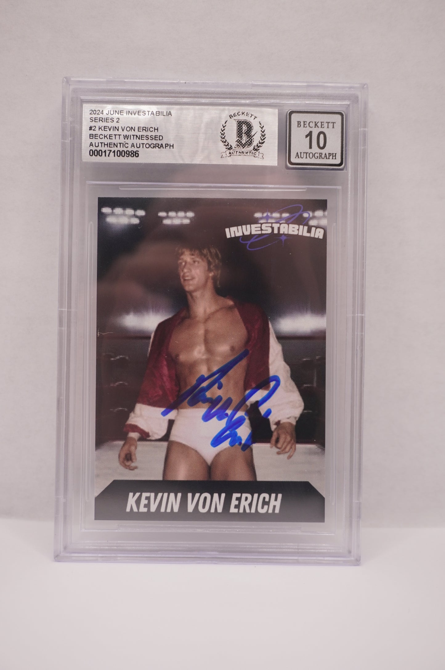 2024 JUNE INVESTABILIA SERIES 2 KEVIN VON ERICH #2 BGS AUTH. AUTO