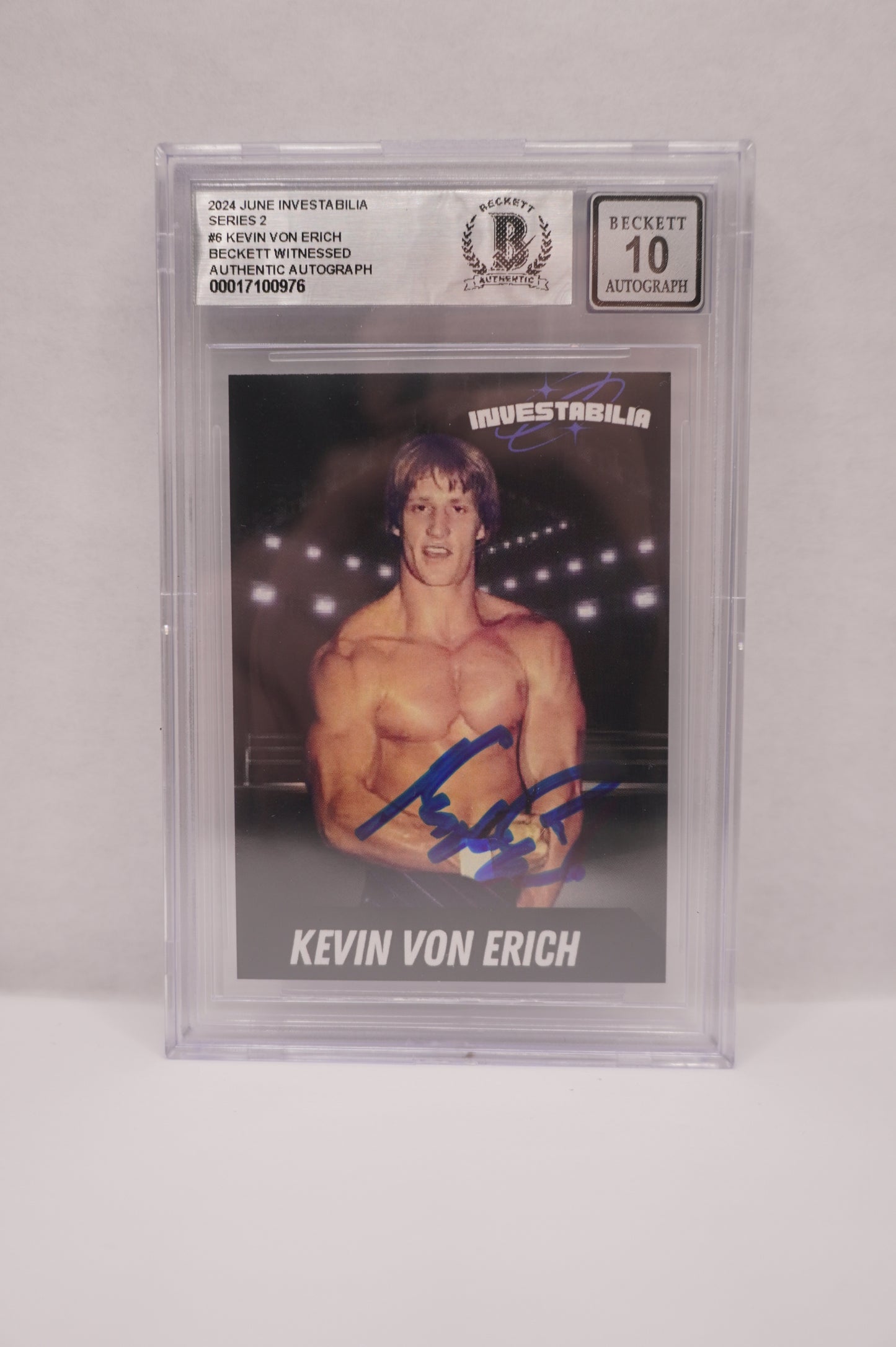 2024 JUNE INVESTABILIA SERIES 2 KEVIN VON ERICH #6 BGS AUTH. AUTO