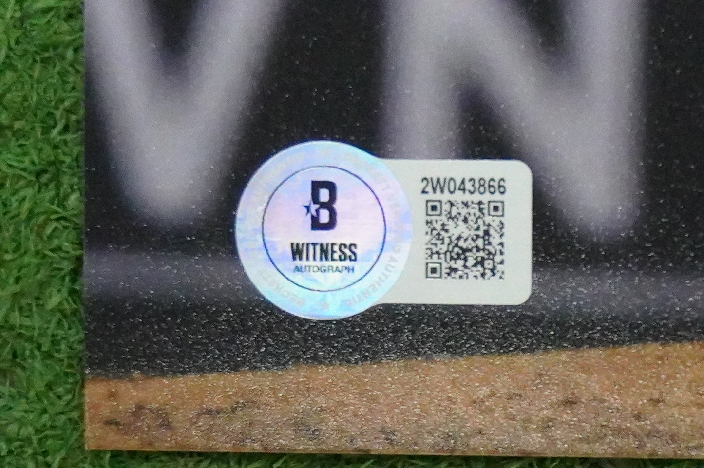 JOSH SBORZ TEXAS RANGERS SIGNED 8x10 PHOTO World Series Glove Slam BAS COA