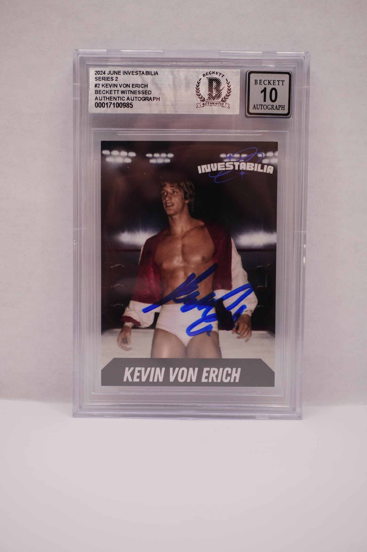 2024 JUNE INVESTABILIA SERIES 2 KEVIN VON ERICH #2 BGS AUTH. AUTO