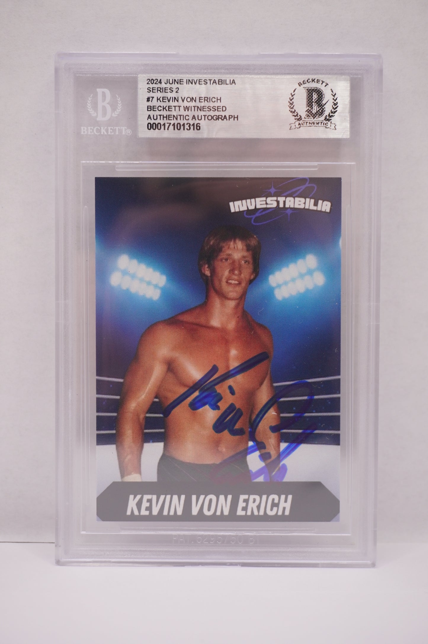 2024 JUNE INVESTABILIA SERIES 2 KEVIN VON ERICH #7 BGS AUTH. AUTO