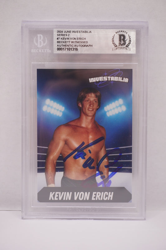 2024 JUNE INVESTABILIA SERIES 2 KEVIN VON ERICH #7 BGS AUTH. AUTO