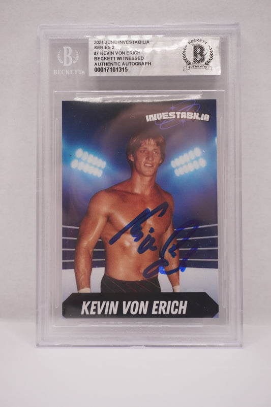 2024 JUNE INVESTABILIA SERIES 2 KEVIN VON ERICH #7 BGS AUTH. AUTO