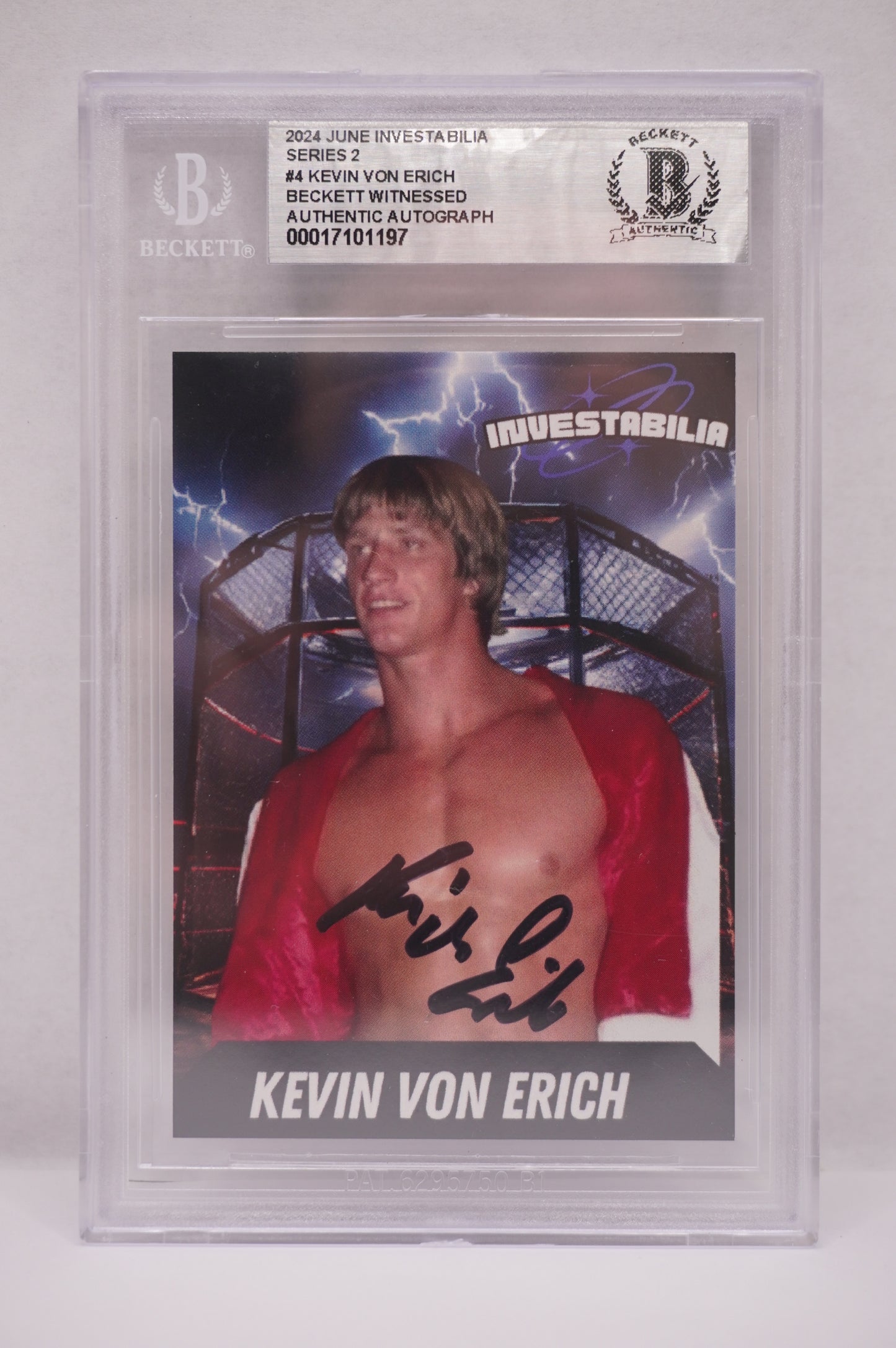 2024 JUNE INVESTABILIA SERIES 2 KEVIN VON ERICH #4 BGS AUTH. AUTO