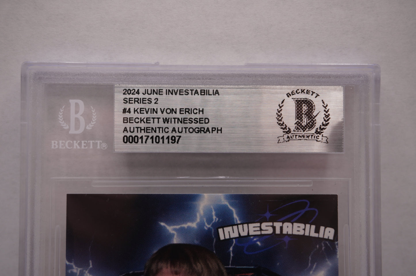 2024 JUNE INVESTABILIA SERIES 2 KEVIN VON ERICH #4 BGS AUTH. AUTO