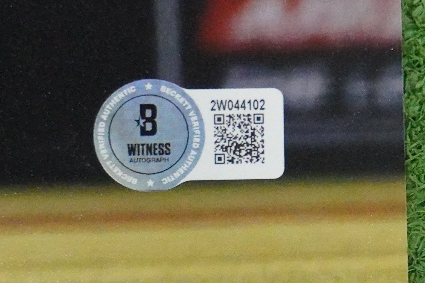 JOSH SBORZ TEXAS RANGERS SIGNED 8x10 PHOTO World Series Champs BAS COA