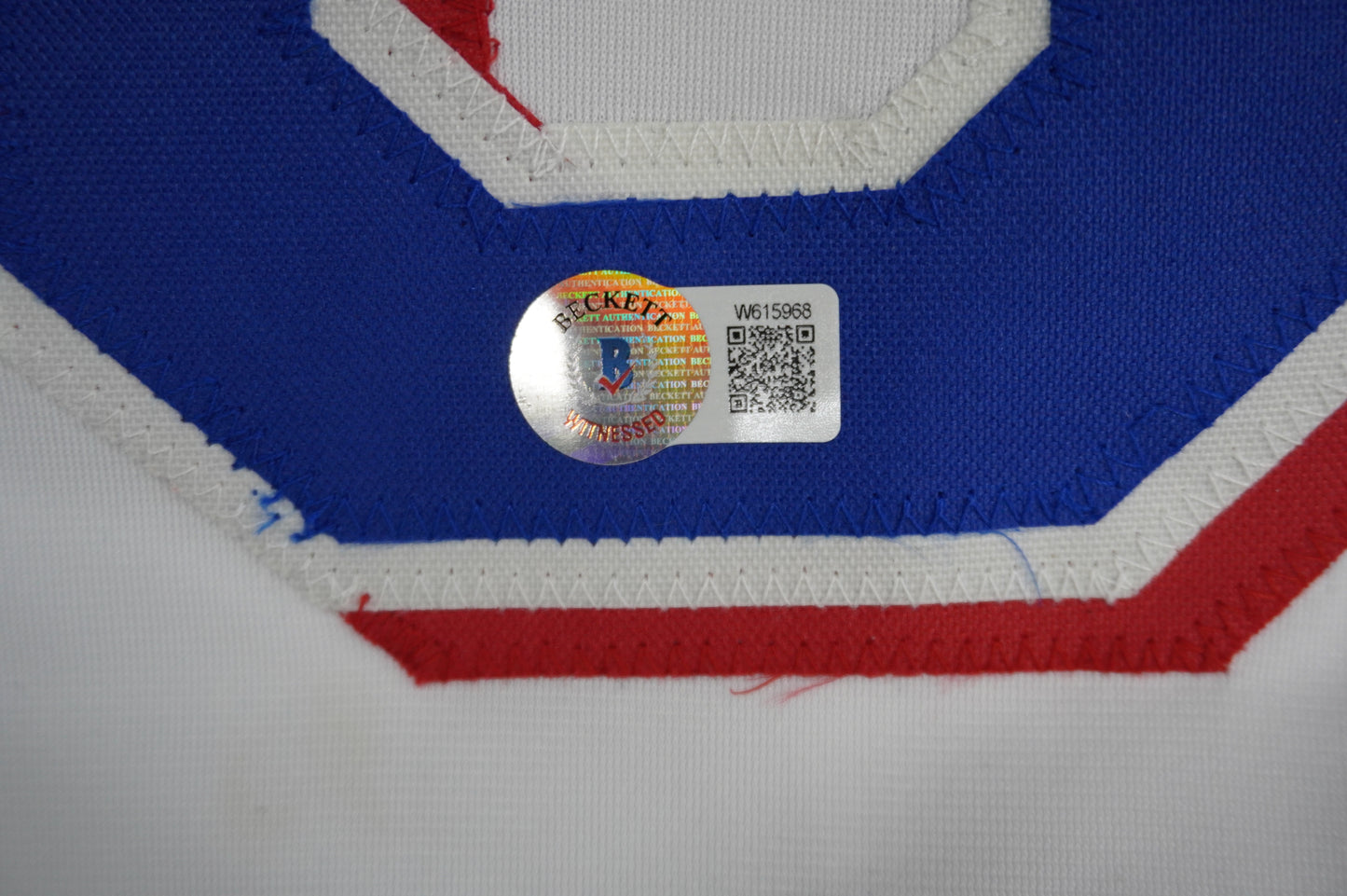 JOSH JUNG TEXAS RANGERS SIGNED SEWN Jersey BAS COA