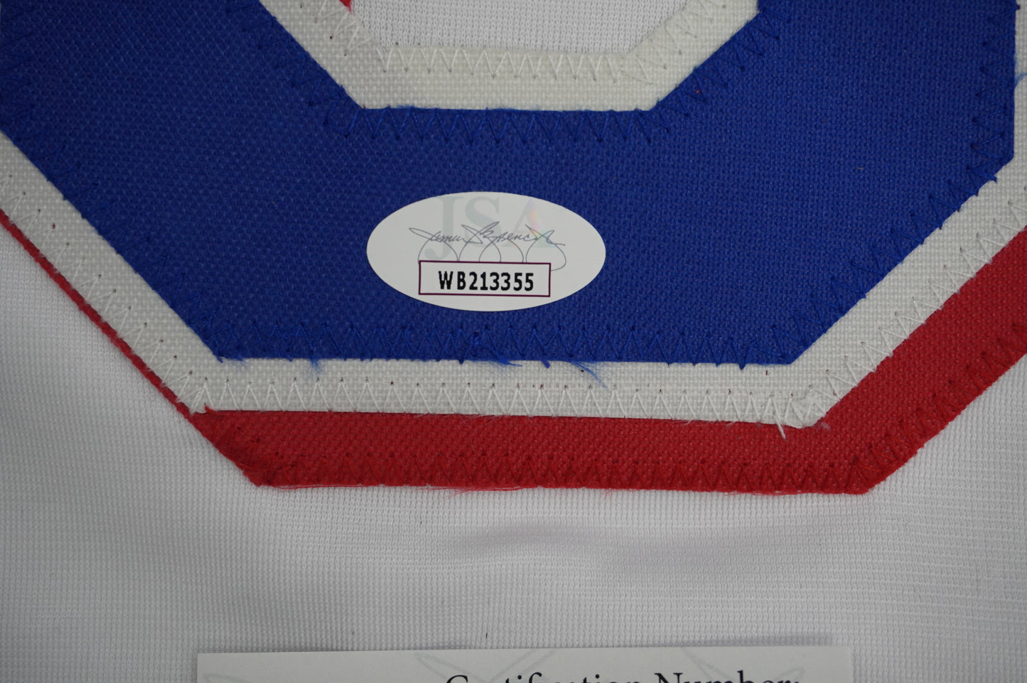 JOSH JUNG TEXAS RANGERS SIGNED SEWN Jersey JSA COA