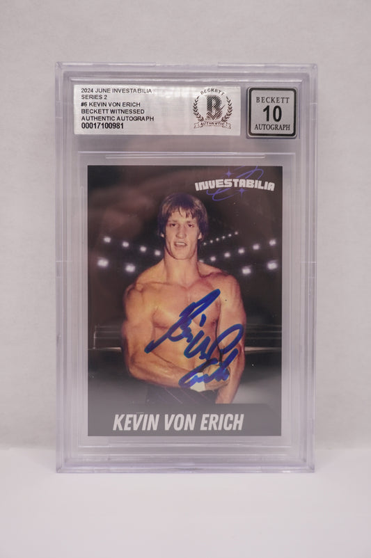 2024 JUNE INVESTABILIA SERIES 2 KEVIN VON ERICH #6 BGS AUTH. AUTO