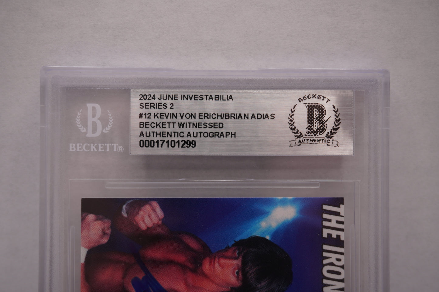 2024 JUNE INVESTABILIA SERIES 2 KEVIN VON ERICH #12 BGS AUTH. AUTO