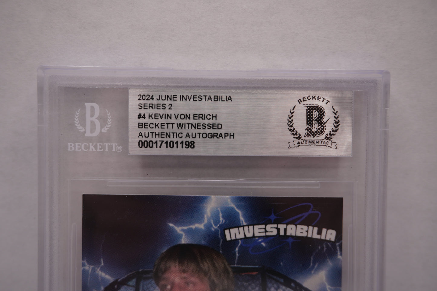 2024 JUNE INVESTABILIA SERIES 2 KEVIN VON ERICH #4 BGS AUTH. AUTO