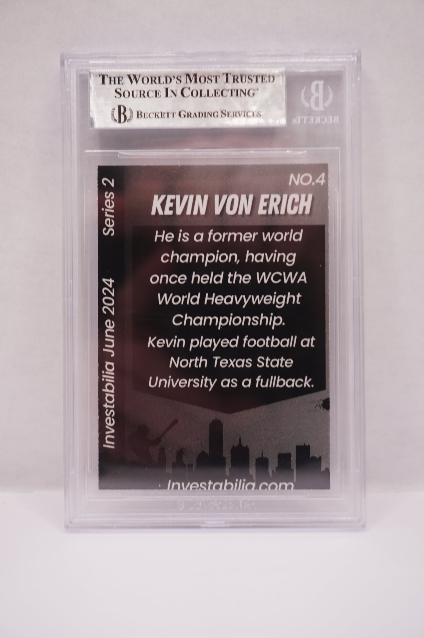 2024 JUNE INVESTABILIA SERIES 2 KEVIN VON ERICH #4 BGS AUTH. AUTO