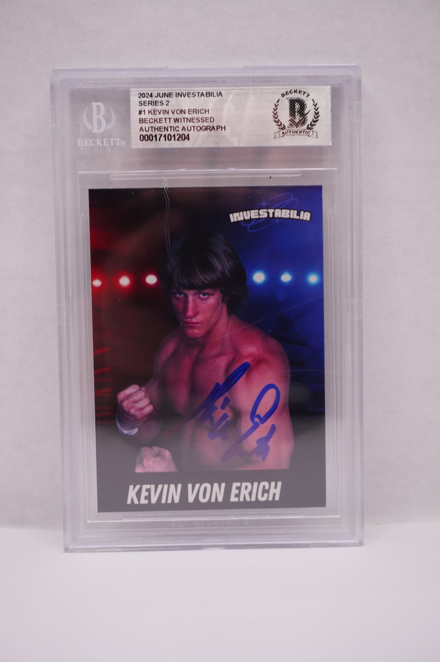 2024 JUNE INVESTABILIA SERIES 2 KEVIN VON ERICH #1 BGS AUTH. AUTO