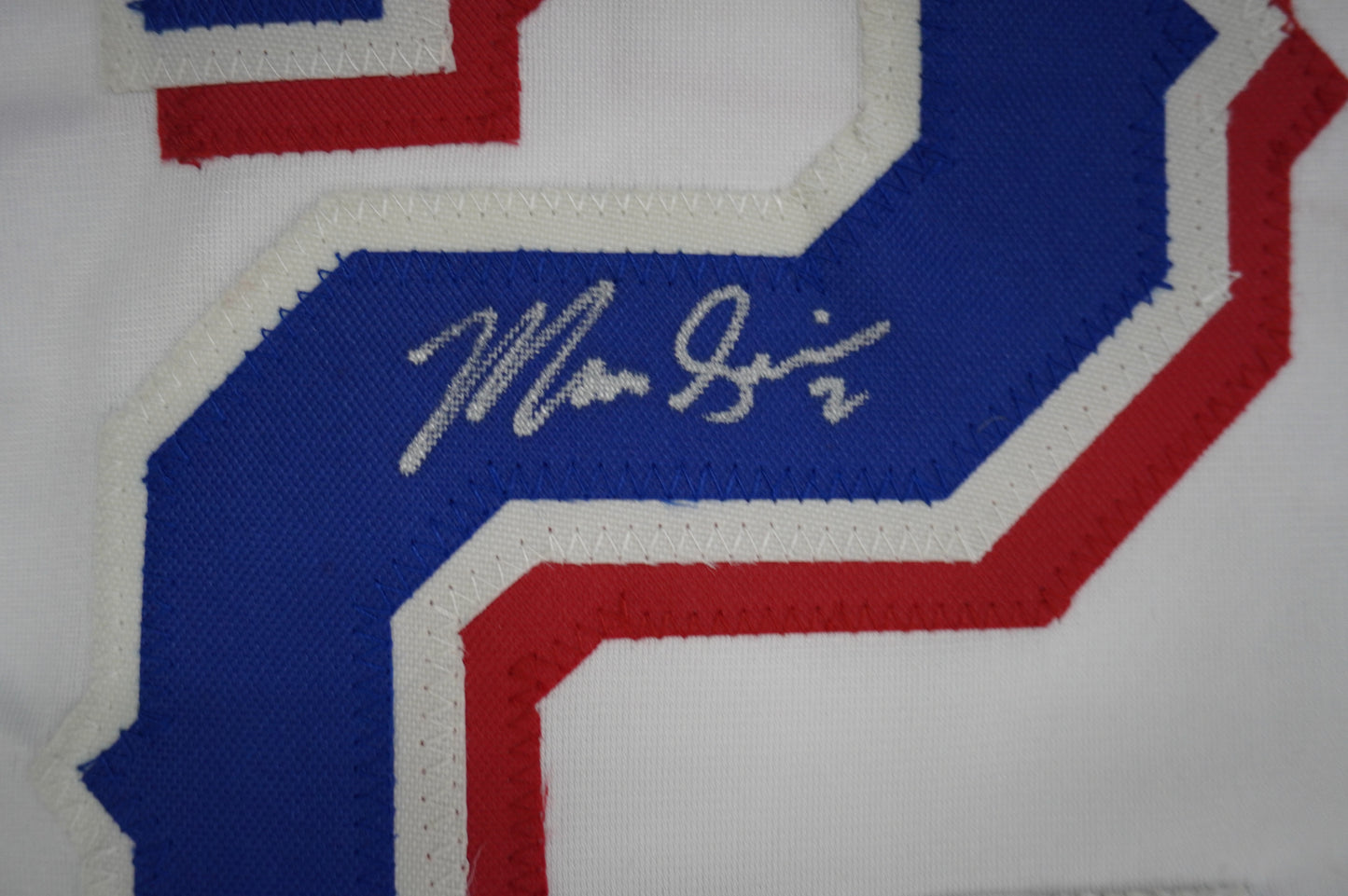 MARCUS SEMIEN TEXAS RANGERS SIGNED Sewn Jersey JSA COA