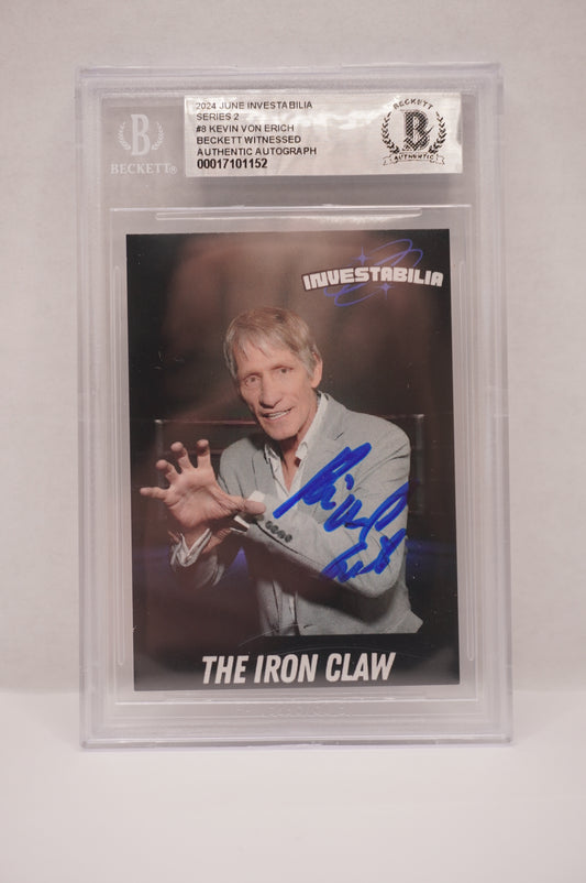 2024 JUNE INVESTABILIA SERIES 2 KEVIN VON ERICH #8 BGS AUTH. AUTO