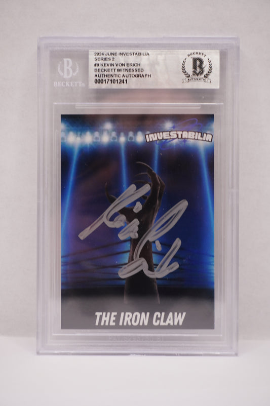 2024 JUNE INVESTABILIA SERIES 2 KEVIN VON ERICH #9 BGS AUTH. AUTO