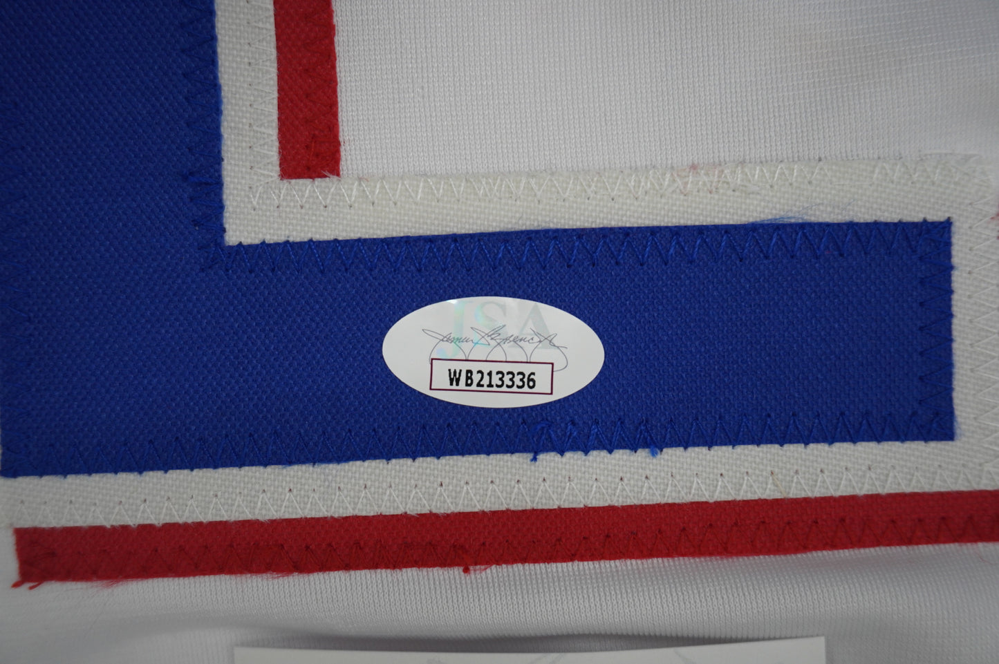 MARCUS SEMIEN TEXAS RANGERS SIGNED Sewn Jersey JSA COA