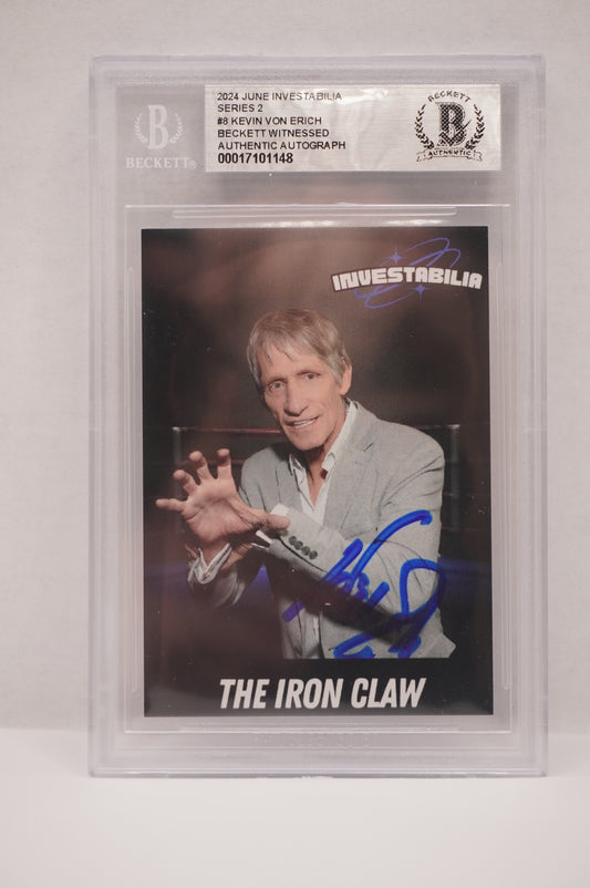 2024 JUNE INVESTABILIA SERIES 2 KEVIN VON ERICH #8 BGS AUTH. AUTO