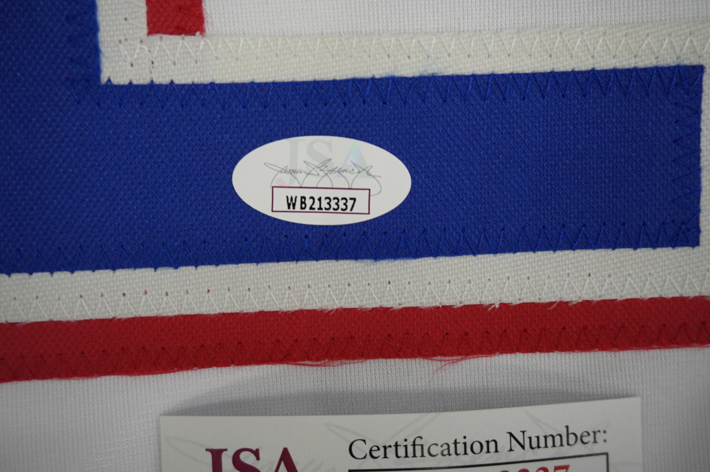 MARCUS SEMIEN TEXAS RANGERS SIGNED Sewn Jersey JSA COA