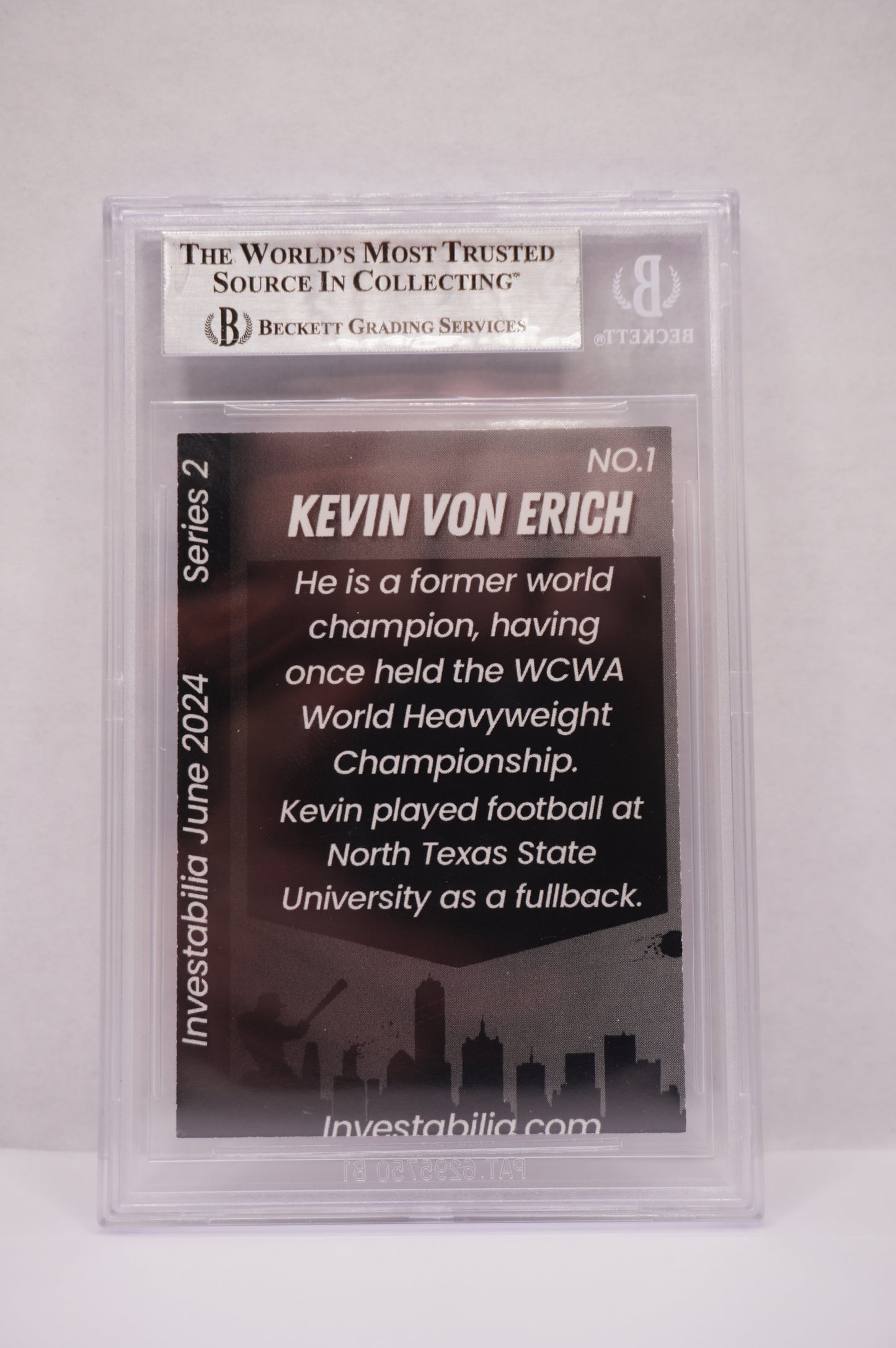 2024 JUNE INVESTABILIA SERIES 2 KEVIN VON ERICH #1 BGS AUTH. AUTO