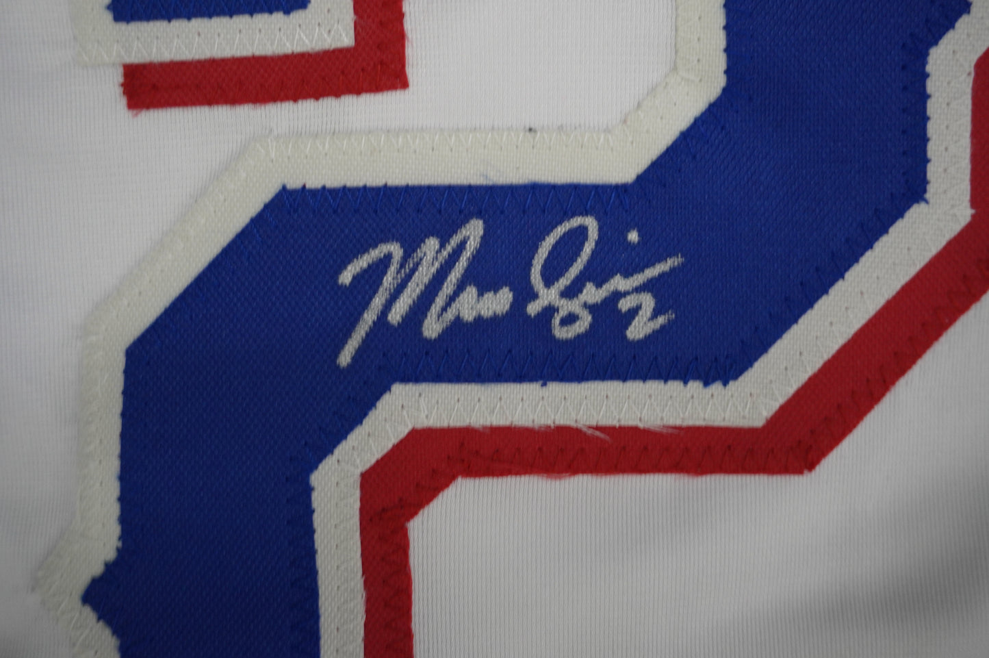 MARCUS SEMIEN TEXAS RANGERS SIGNED Sewn Jersey JSA COA