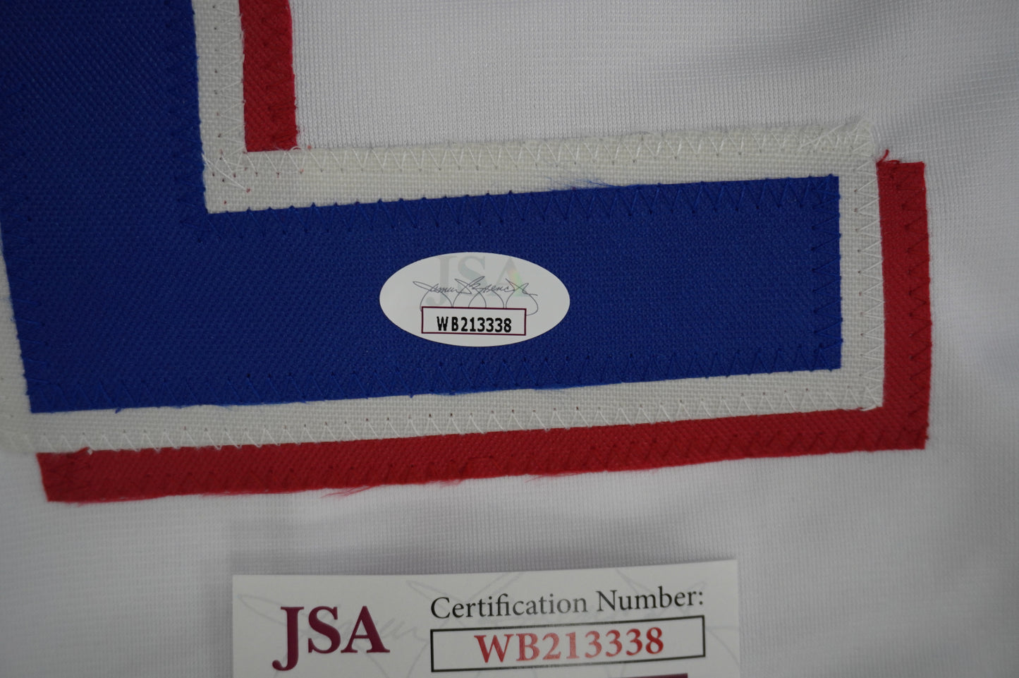 MARCUS SEMIEN TEXAS RANGERS SIGNED Sewn Jersey JSA COA