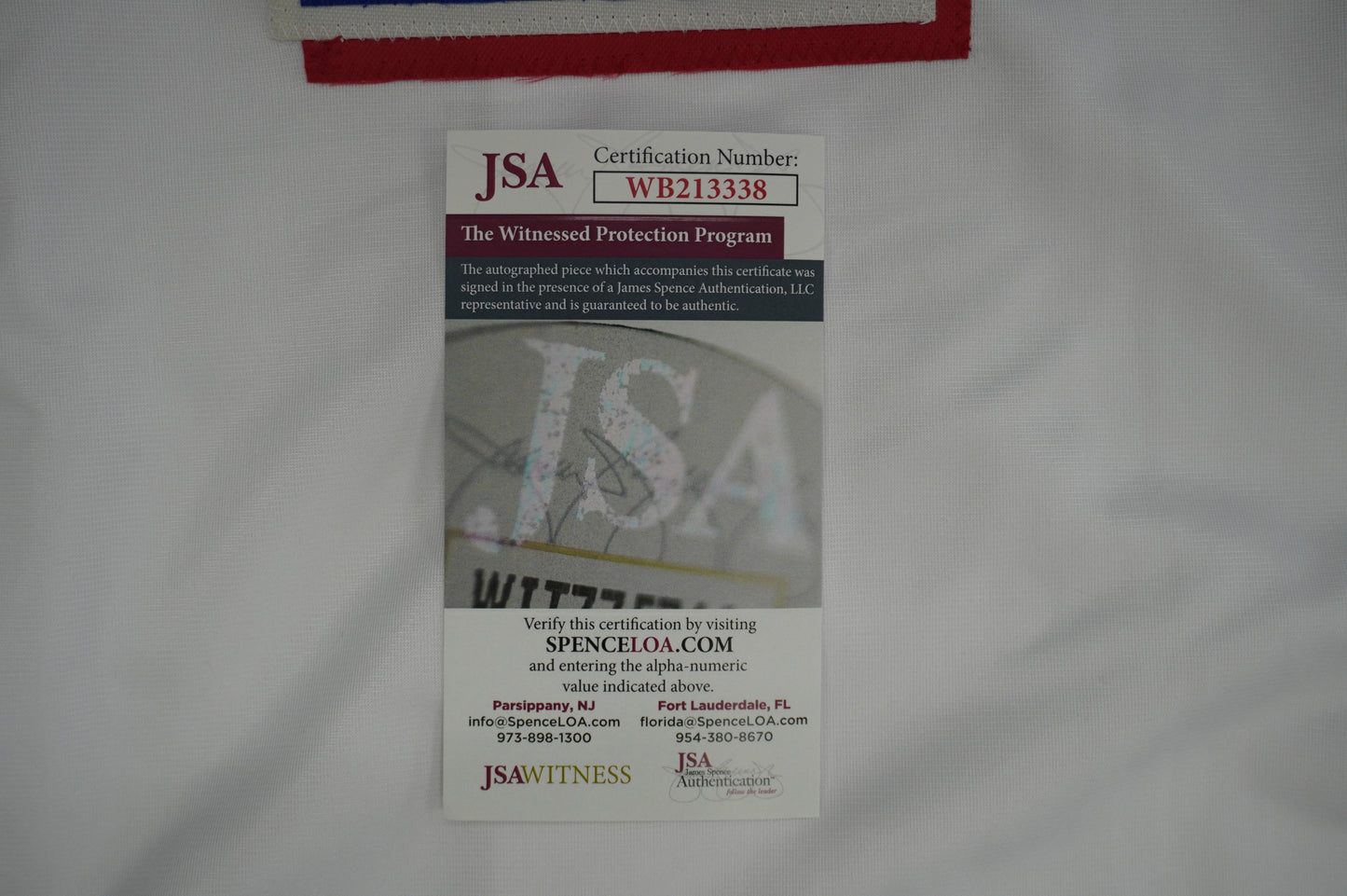 MARCUS SEMIEN TEXAS RANGERS SIGNED Sewn Jersey JSA COA