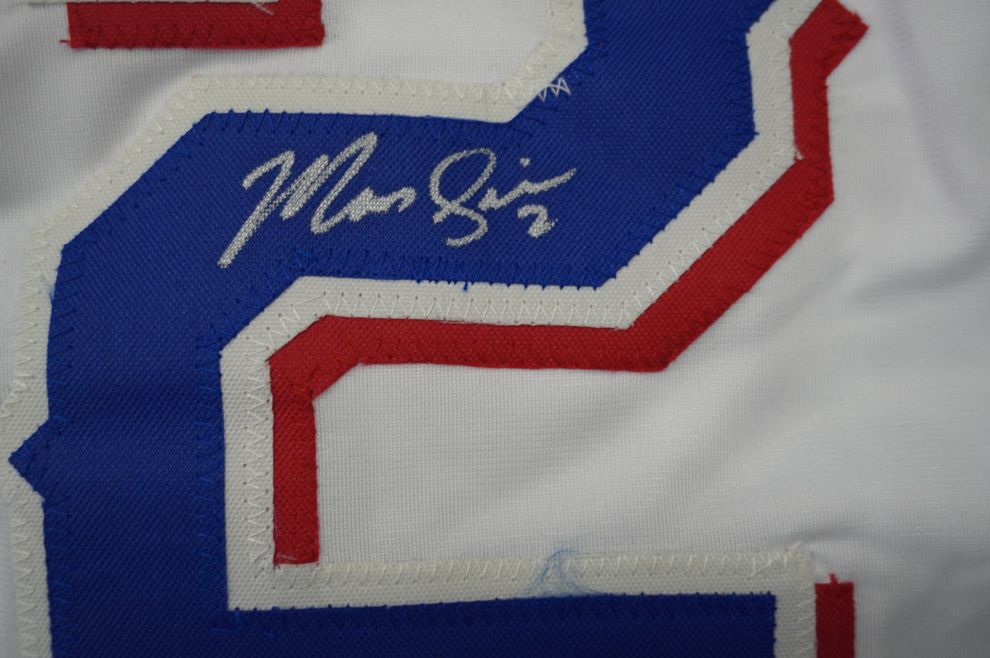 MARCUS SEMIEN TEXAS RANGERS SIGNED Sewn Jersey JSA COA