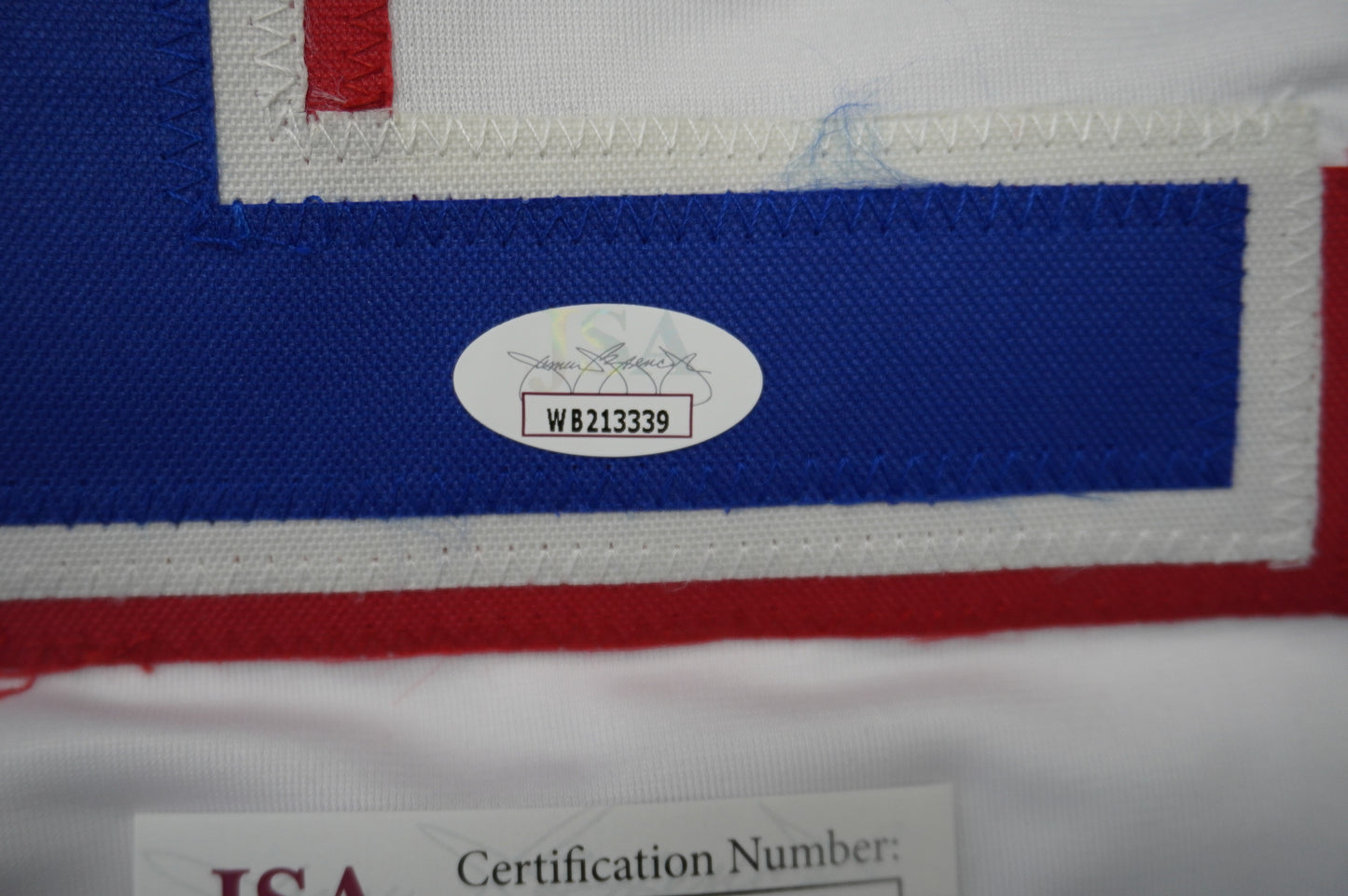 MARCUS SEMIEN TEXAS RANGERS SIGNED Sewn Jersey JSA COA