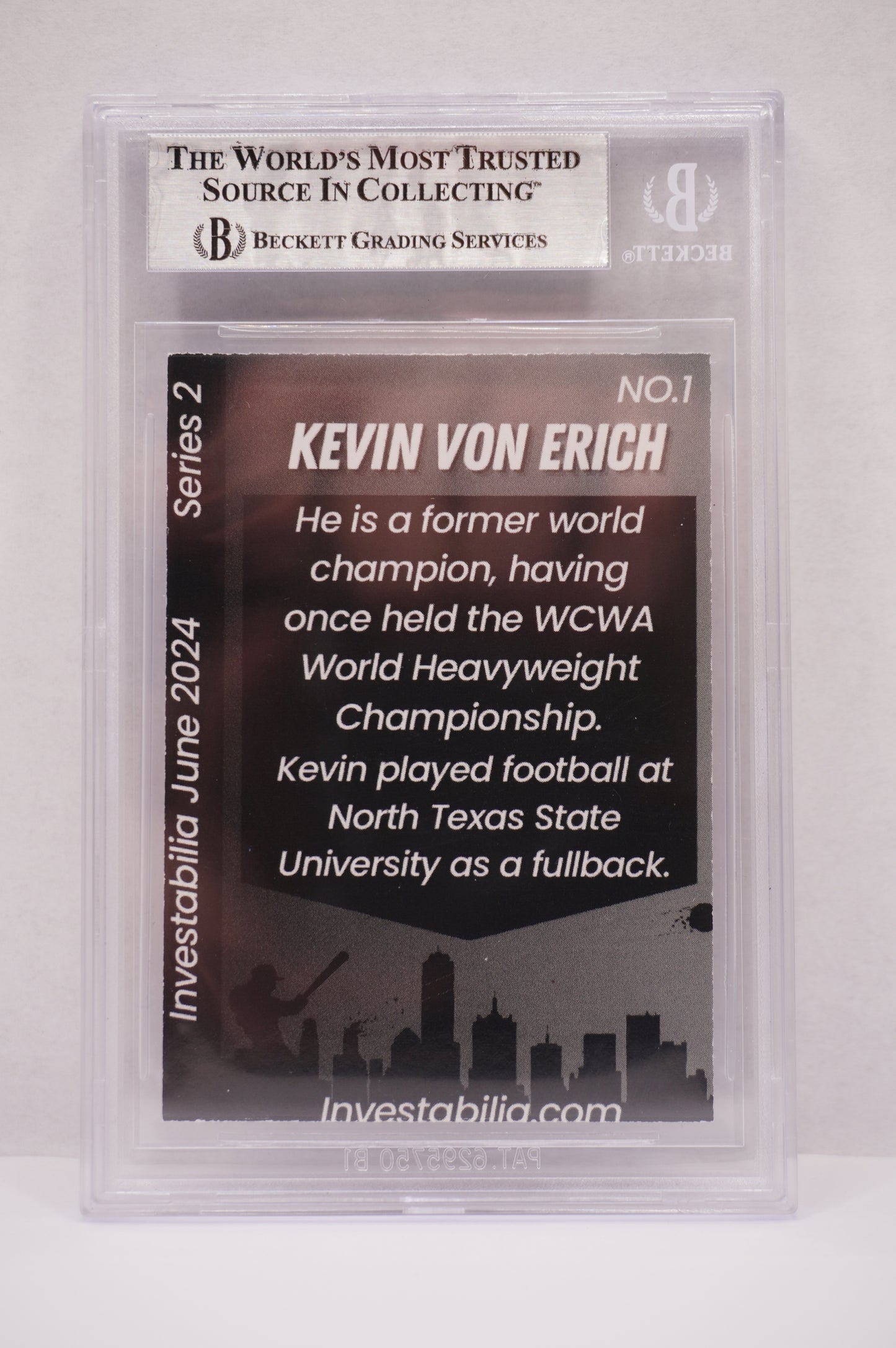 2024 JUNE INVESTABILIA SERIES 2 KEVIN VON ERICH #1 BGS AUTH. AUTO