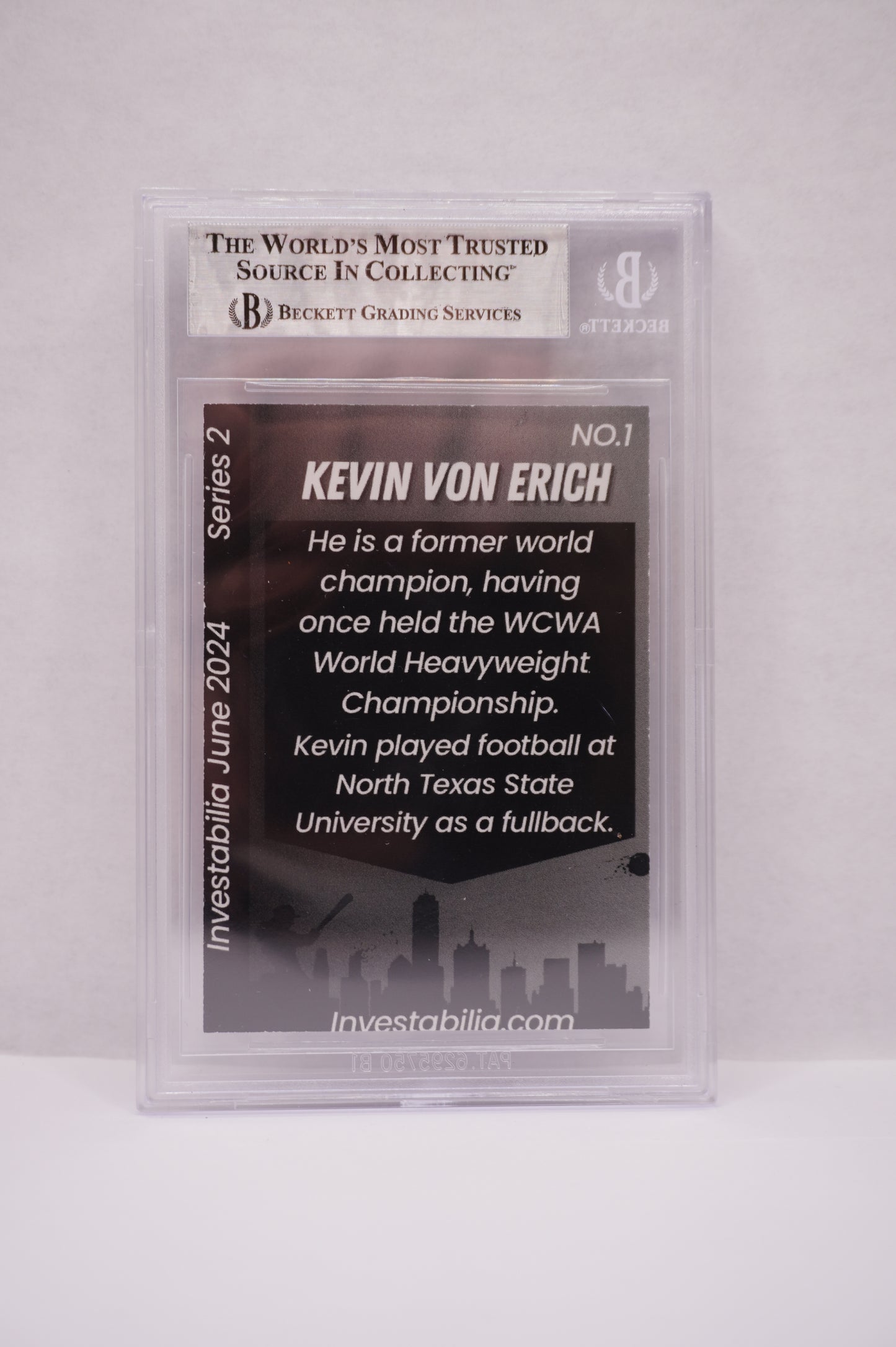 2024 JUNE INVESTABILIA SERIES 2 KEVIN VON ERICH #1 BGS AUTH. AUTO