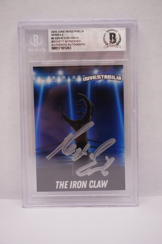 2024 JUNE INVESTABILIA SERIES 2 KEVIN VON ERICH #9 BGS AUTH. AUTO