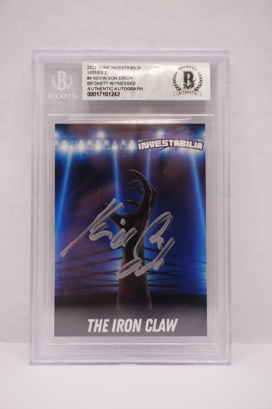 2024 JUNE INVESTABILIA SERIES 2 KEVIN VON ERICH #9 BGS AUTH. AUTO