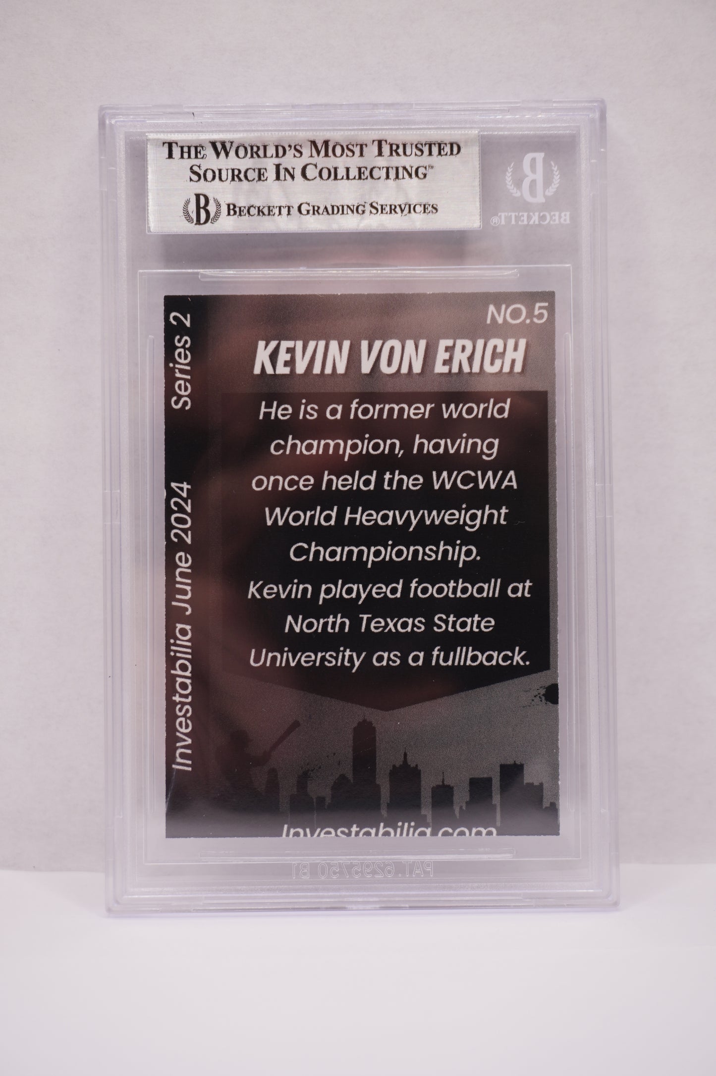 2024 JUNE INVESTABILIA SERIES 2 KEVIN VON ERICH #5 BGS AUTH. AUTO