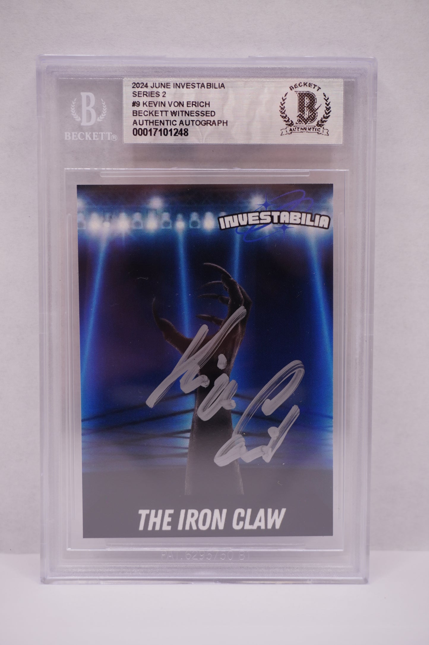2024 JUNE INVESTABILIA SERIES 2 KEVIN VON ERICH #9 BGS AUTH. AUTO