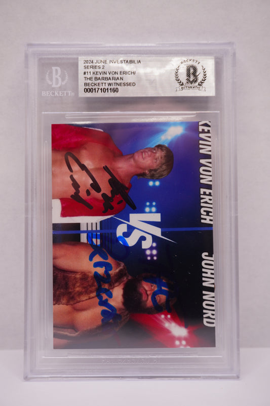 2024 JUNE INVESTABILIA SERIES 2 KEVIN VON ERICH #12 BGS AUTH. AUTO