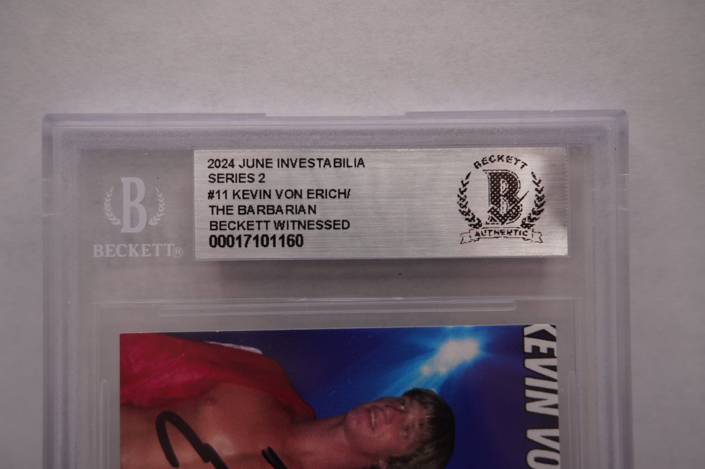 2024 JUNE INVESTABILIA SERIES 2 KEVIN VON ERICH #12 BGS AUTH. AUTO