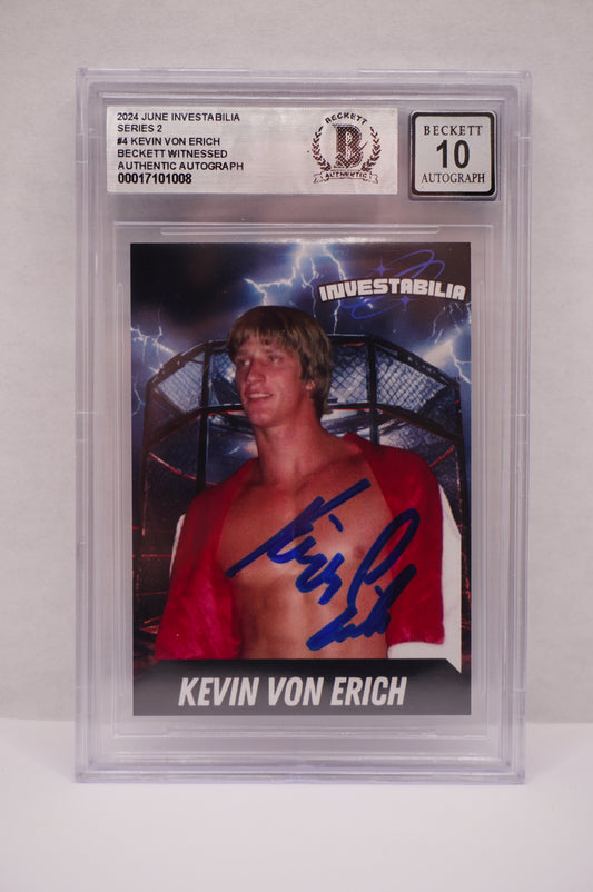2024 JUNE INVESTABILIA SERIES 2 KEVIN VON ERICH #4 BGS AUTH. AUTO