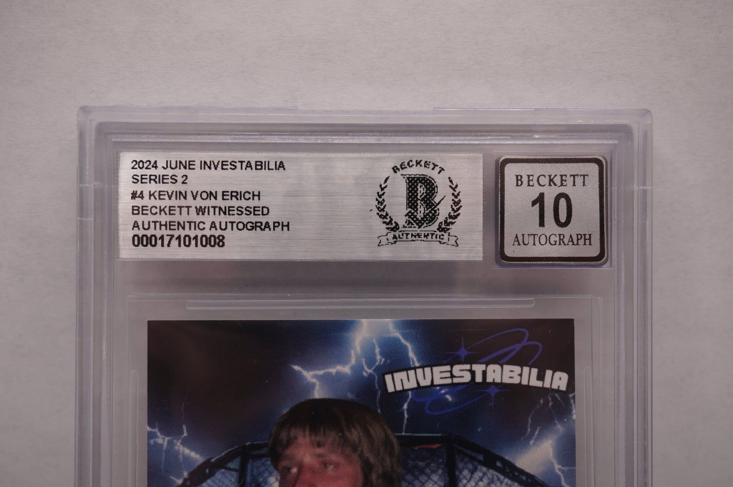 2024 JUNE INVESTABILIA SERIES 2 KEVIN VON ERICH #4 BGS AUTH. AUTO