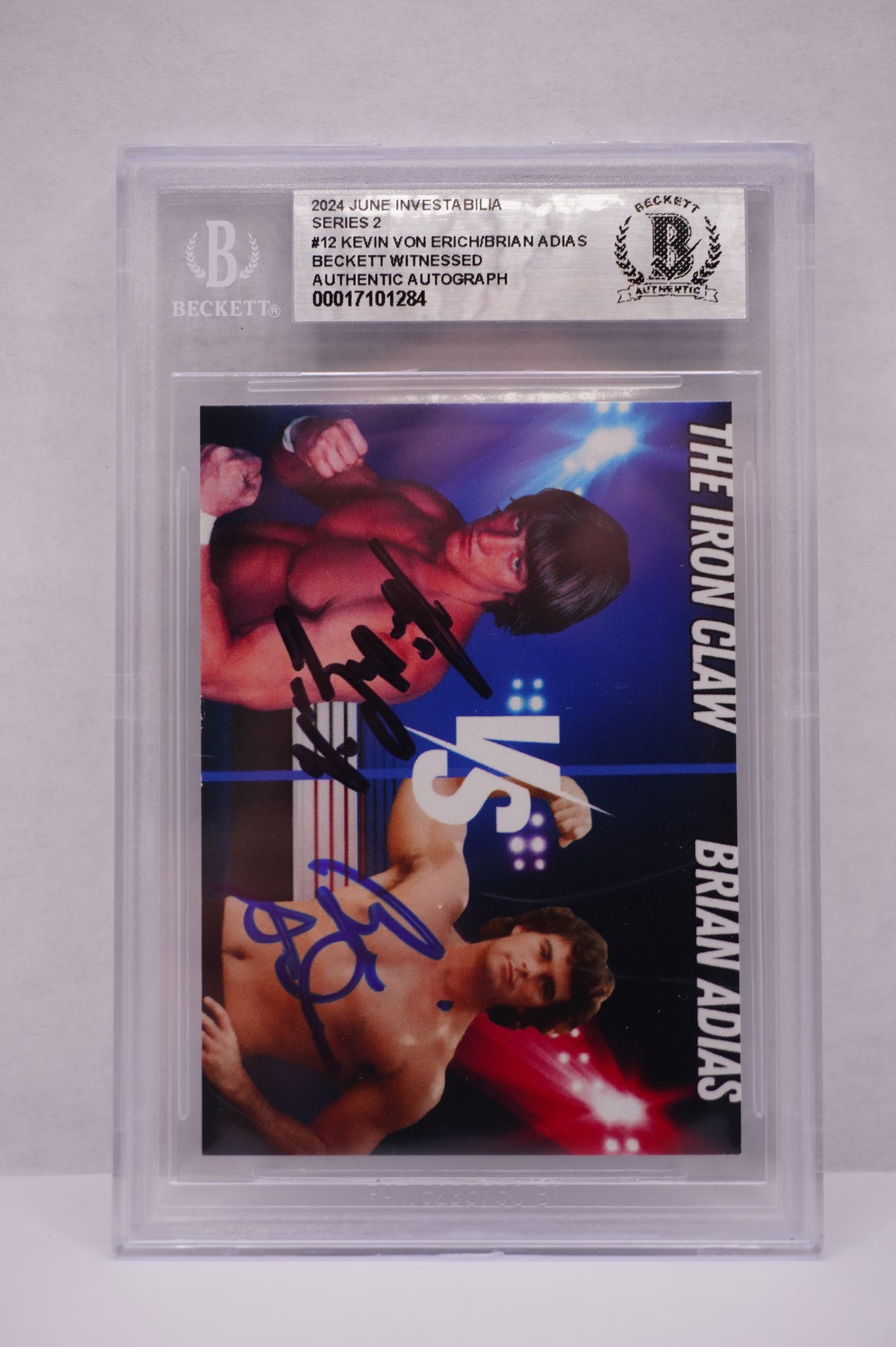 2024 JUNE INVESTABILIA SERIES 2 KEVIN VON ERICH #12 BGS AUTH. AUTO