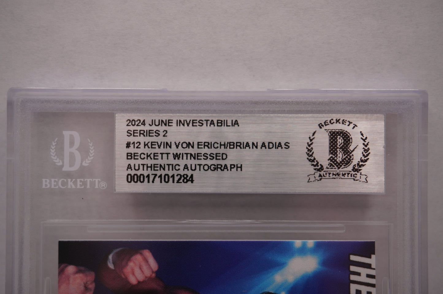2024 JUNE INVESTABILIA SERIES 2 KEVIN VON ERICH #12 BGS AUTH. AUTO