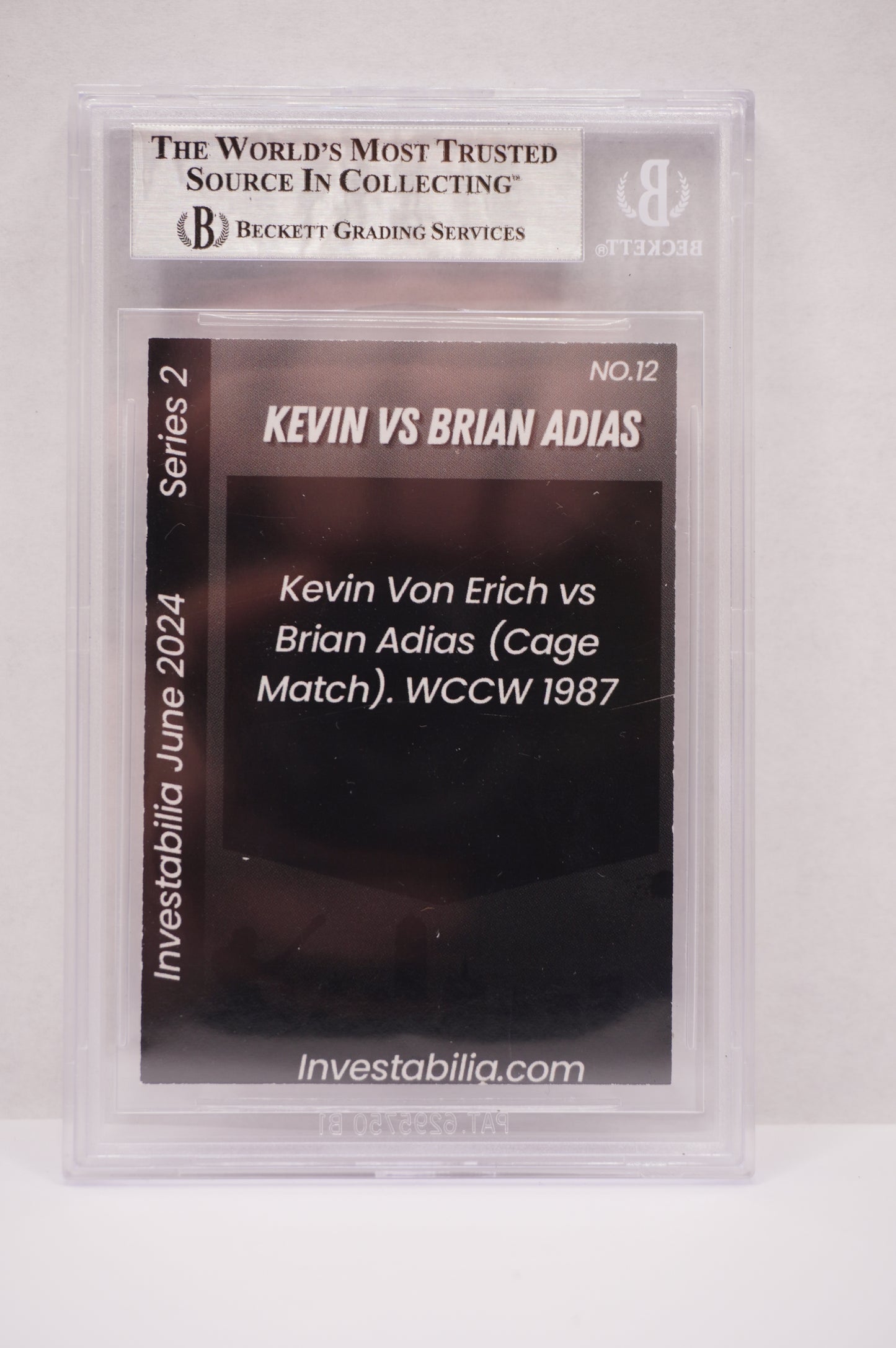 2024 JUNE INVESTABILIA SERIES 2 KEVIN VON ERICH #12 BGS AUTH. AUTO