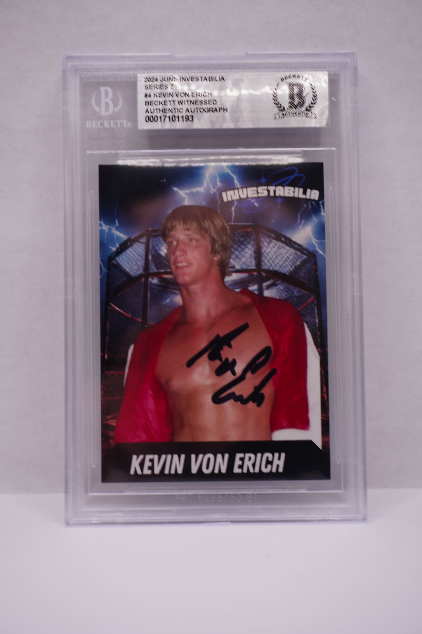 2024 JUNE INVESTABILIA SERIES 2 KEVIN VON ERICH #12 BGS AUTH. AUTO