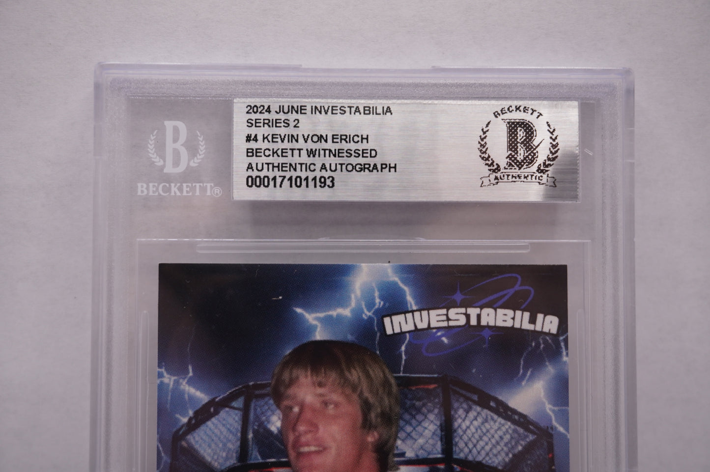 2024 JUNE INVESTABILIA SERIES 2 KEVIN VON ERICH #12 BGS AUTH. AUTO