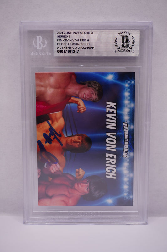 2024 JUNE INVESTABILIA SERIES 2 KEVIN VON ERICH #10 BGS AUTH. AUTO