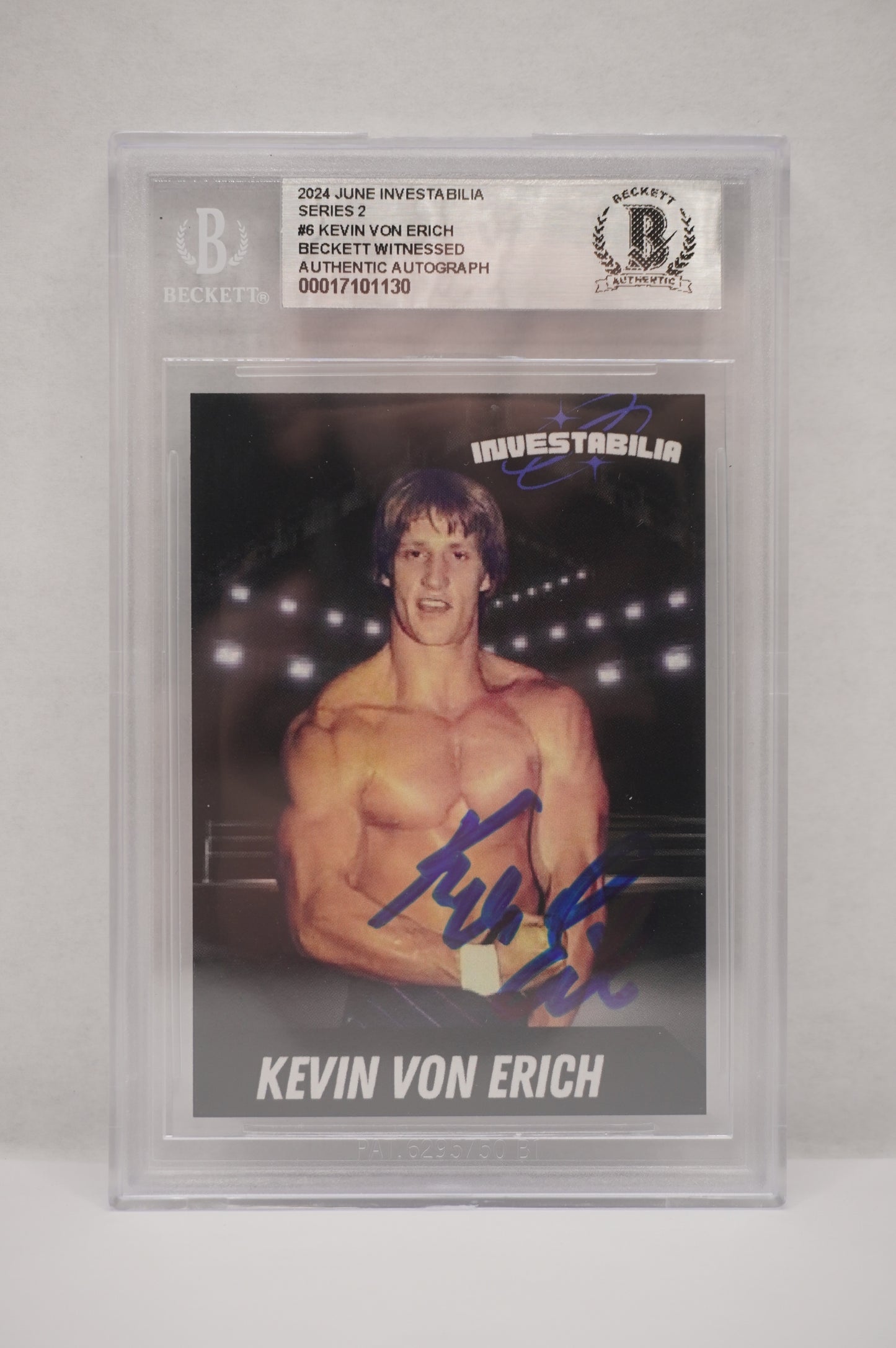 2024 JUNE INVESTABILIA SERIES 2 KEVIN VON ERICH #6 BGS AUTH. AUTO
